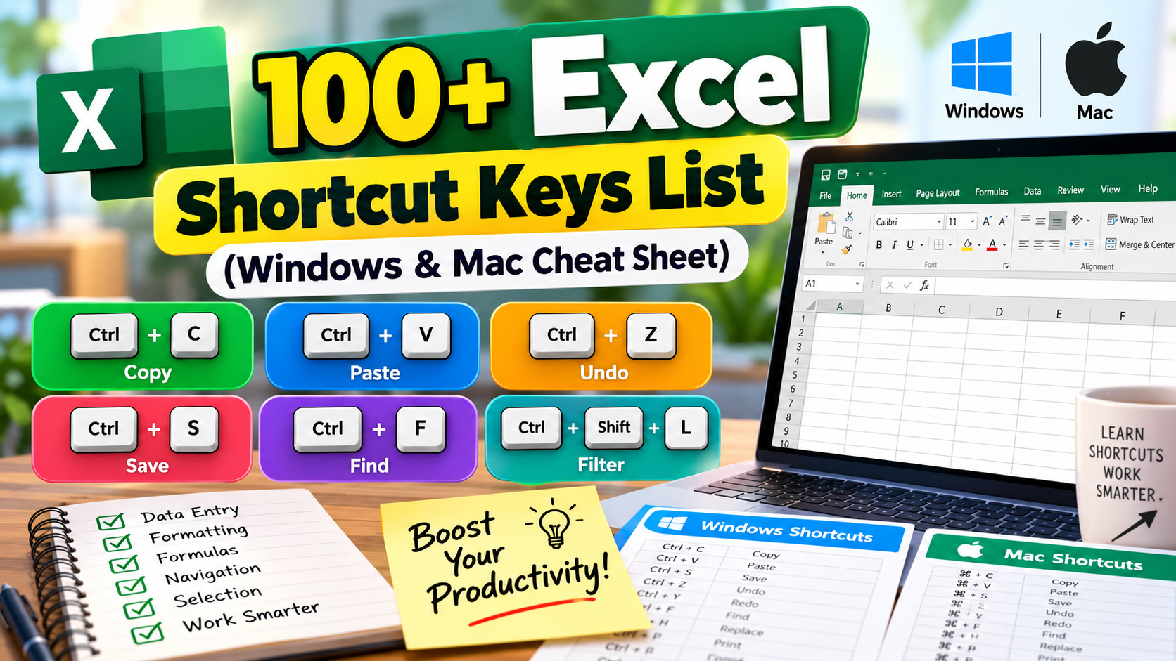 Excel Shortcut Keys